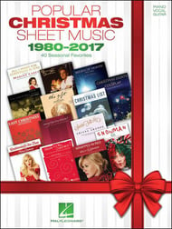 Popular Christmas Sheet Music 1980-2017 piano sheet music cover